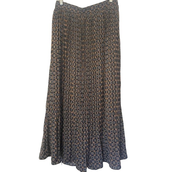 Banana Republic Women's Pleated Maxi Skirt Size 10 - Picture 1 of 9